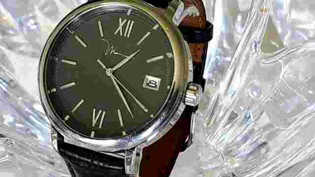 Marc Anthony Silver tone Black  Dial and Band Men's Watch (1035)