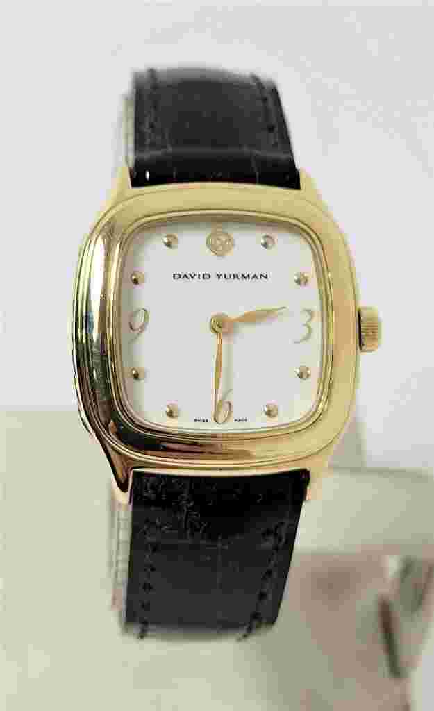 Ladies Solid 18k DAVID YURMAN Watch Ref T304 MOP Dial * EXLNT