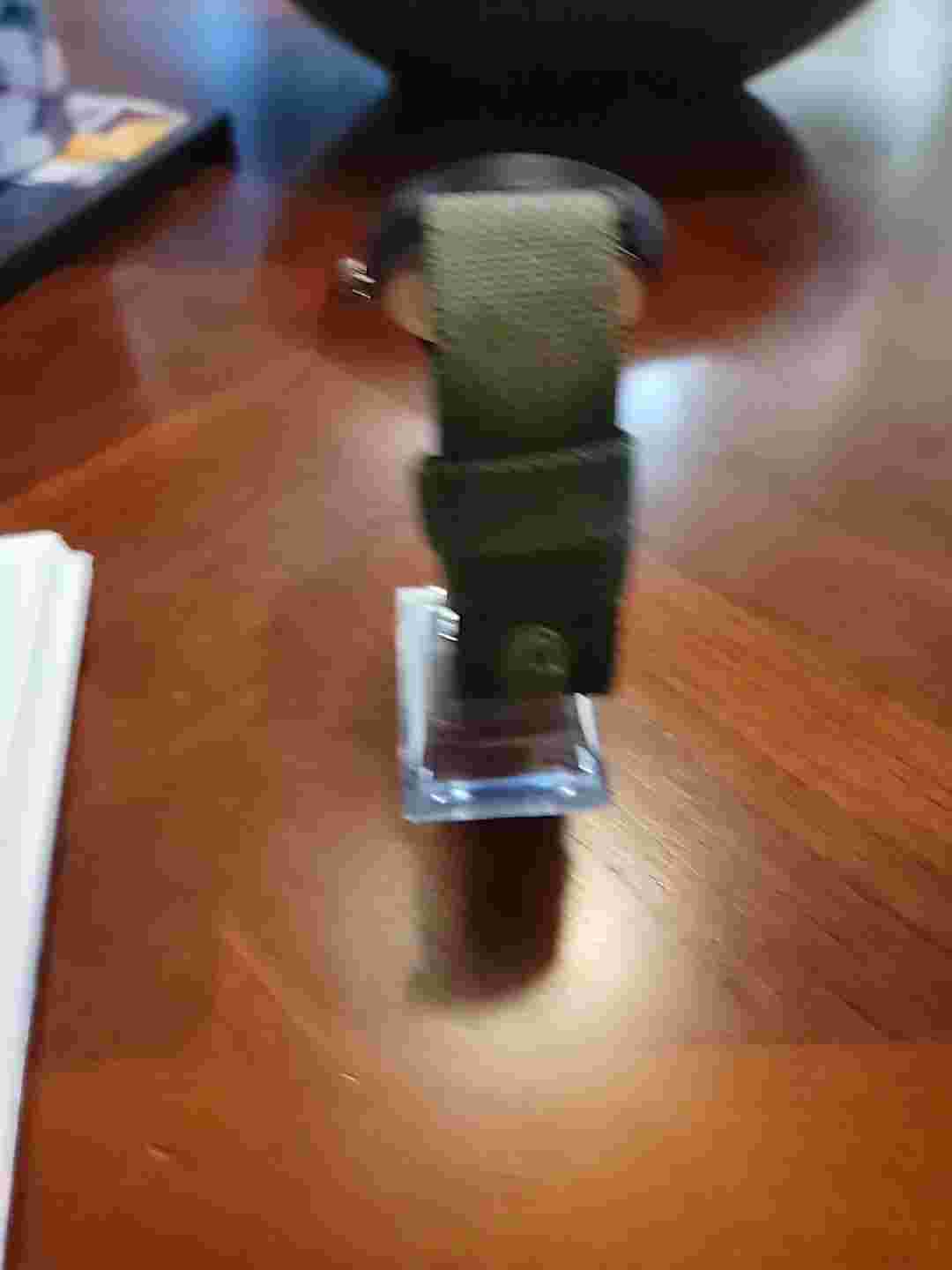 Men's XI  Military Style Black Case 41mm Watch, Green Nylon Band, Date