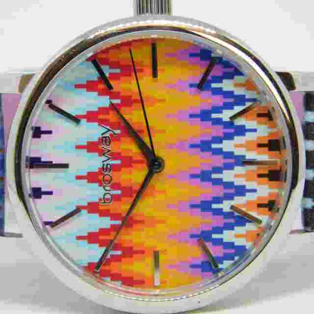 brosway Gitana Pixel Tribe Multicolored Quartz Analog Women's Watch New Battery
