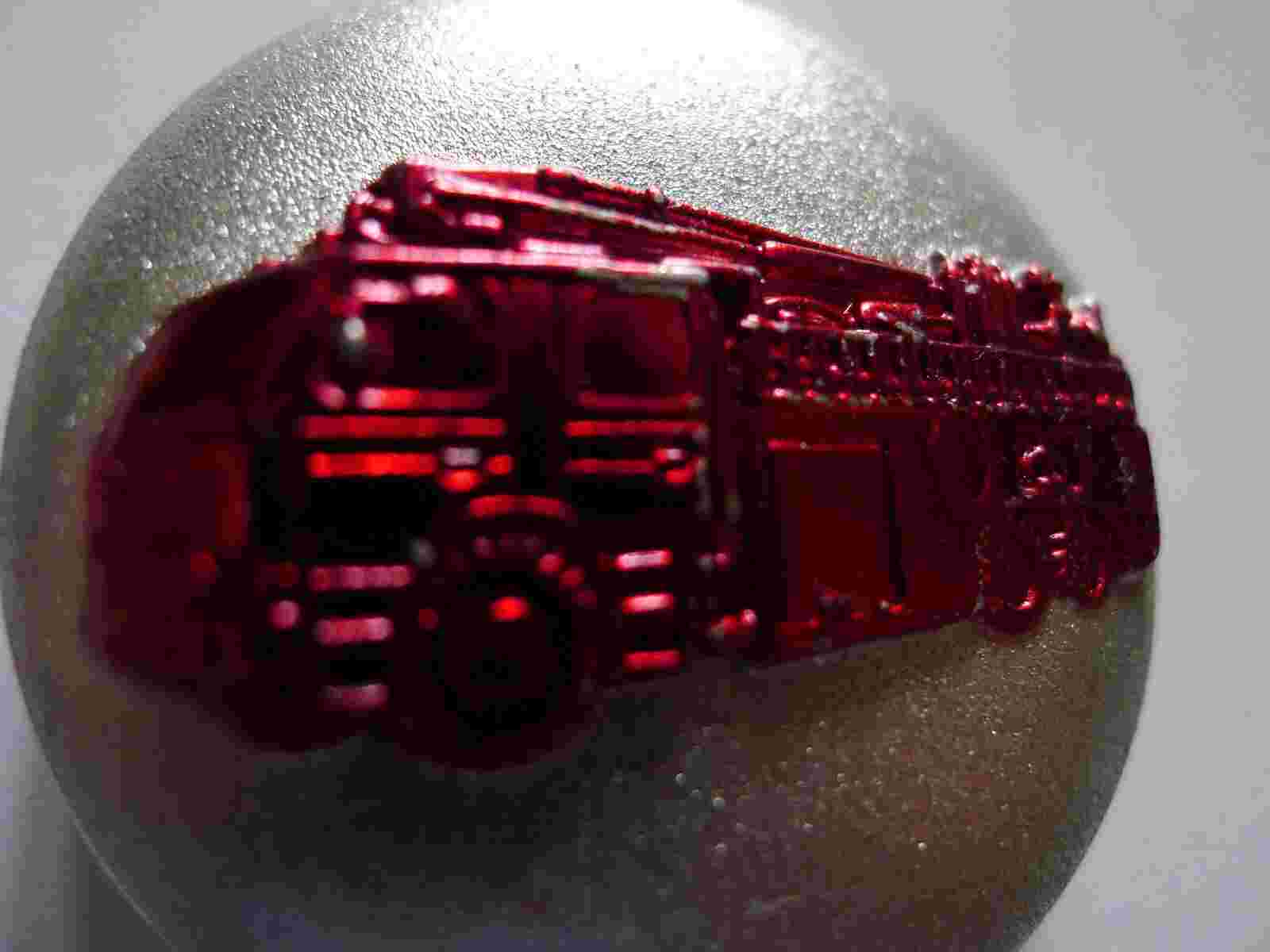 NEW. Silver Plated  with Red Fire Engine Logo  Qtz Pocket Watch...GWC.