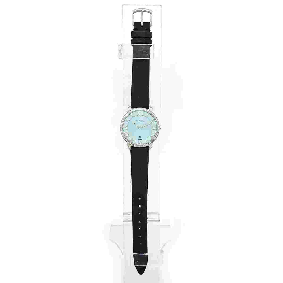 TIFFANY&Co. Atlas 2 Hand Diamond Bezel Quartz Stainless steel Women Boys