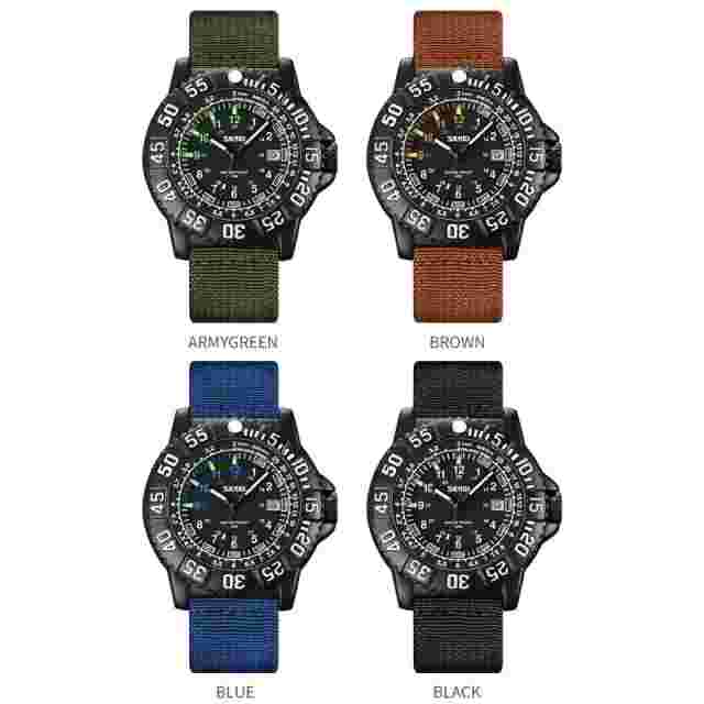 Military Army Tactical Field Sports Watches Men Waterproof Luminous Canvas Watch