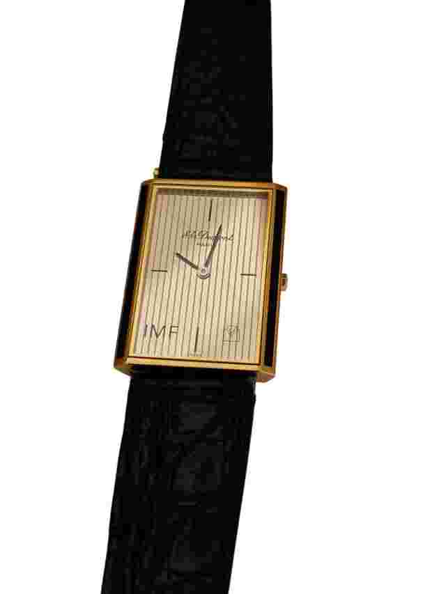 S.T. DUPONT RARE Laque De Chine WATCH made for The INTERNATIONAL MONETARY FUND!