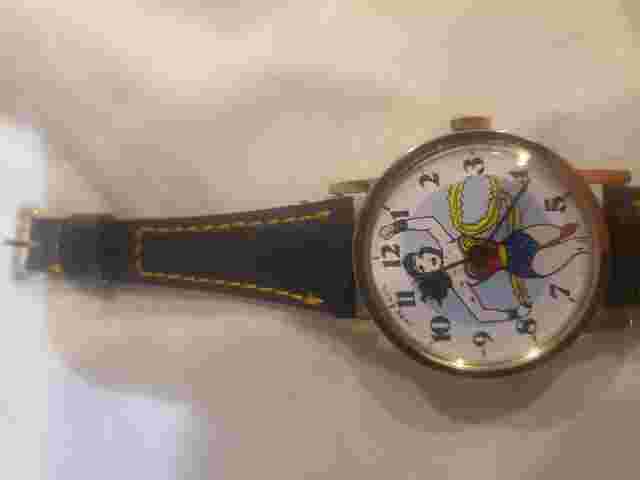 Vintage DABS Wonder Woman Watch in BOX Complete Swiss Made 1977 DC Comics RARE!