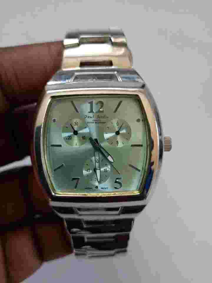 Paul Jarden Quartz Analog Japanese Movt Stainless Steel Bracelet Men's Watch 123