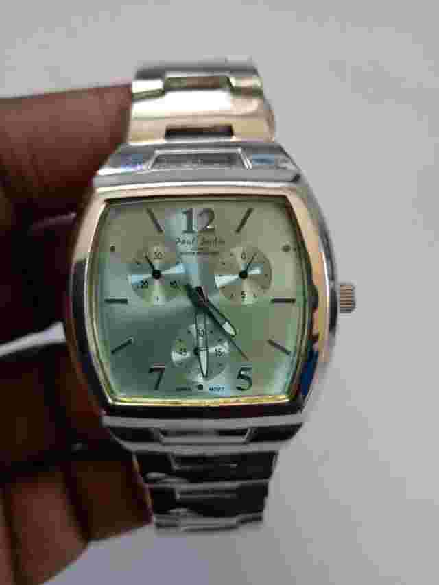 Paul Jarden Quartz Analog Japanese Movt Stainless Steel Bracelet Men's Watch 123