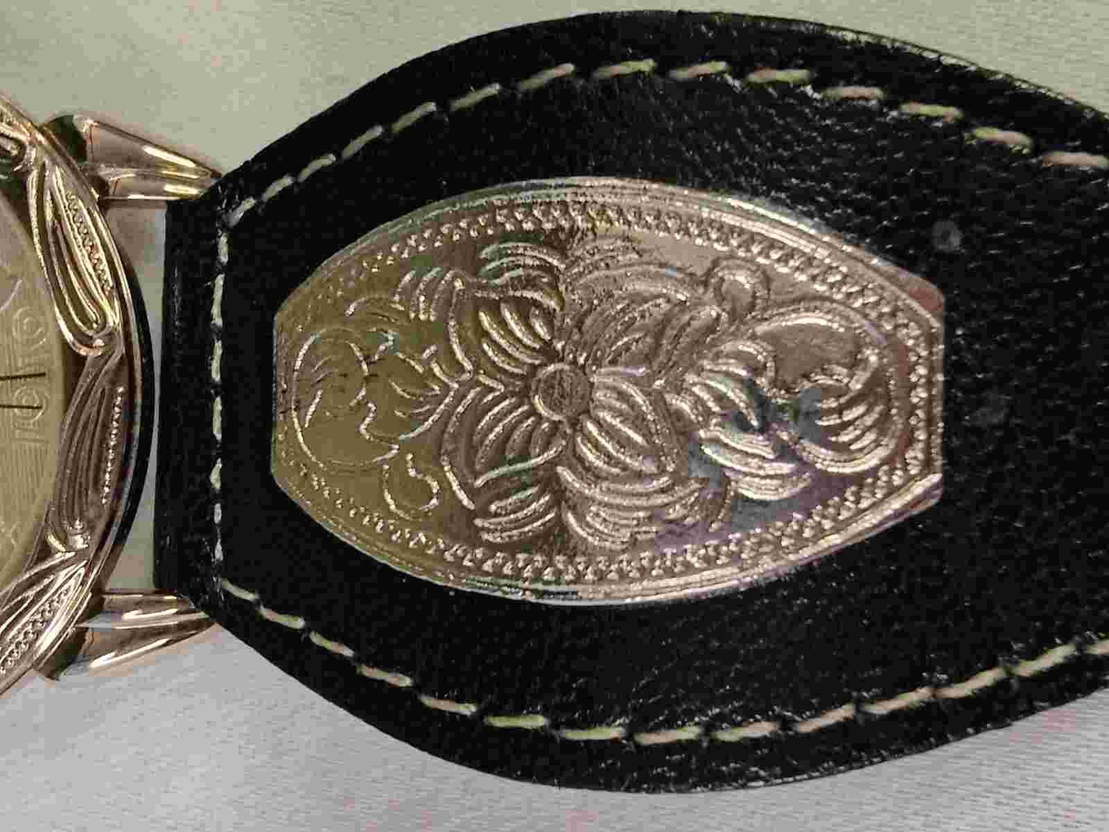 Vintage 1910 Liberty Triumph Watch Leather Southwest Indian Head