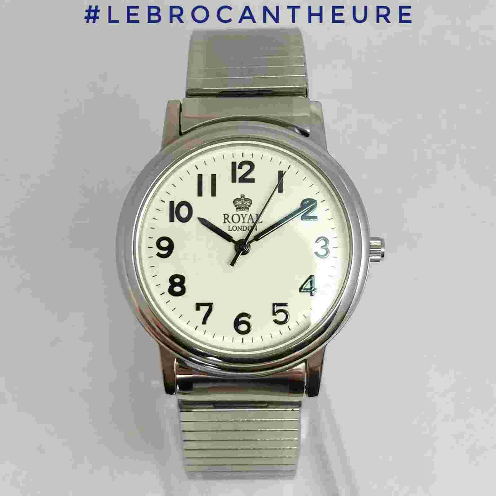 Royal London 35mm 2010S 4000-07 CalQuartz Lebrocantheure Vintage Watch