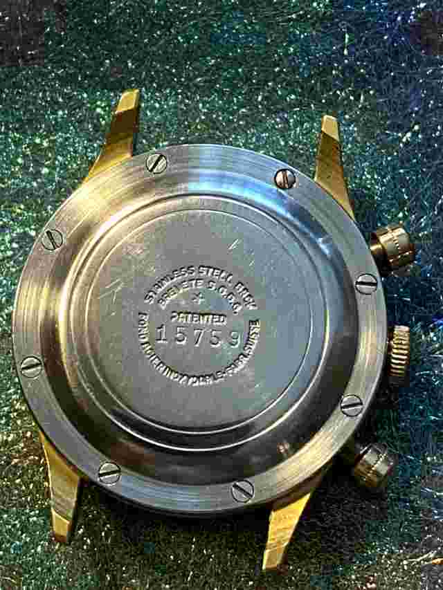 A RARE Up/Down 37.25mm Pierce Chronograph, beautiful condition; non-running!