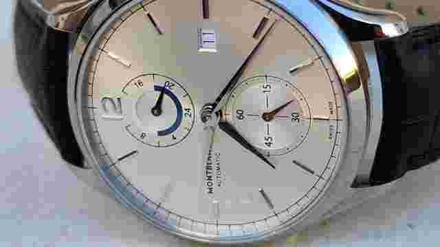 Montblanc 7348 Heritage Chronometry Automatic Winding Men's Watch Silver 41mm