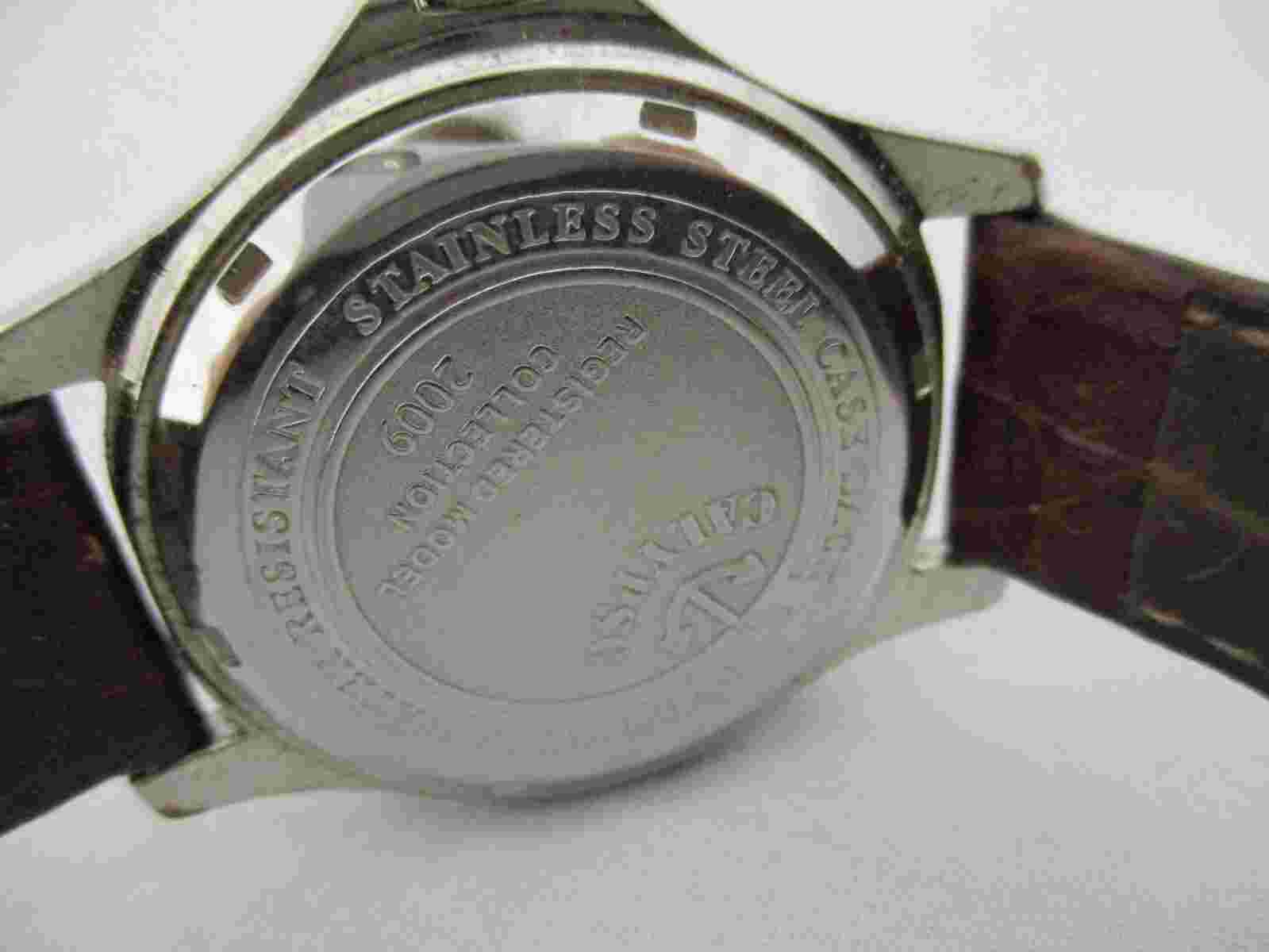 Calypso Men's Brown Buckle Band Analog Watch Water Resistant
