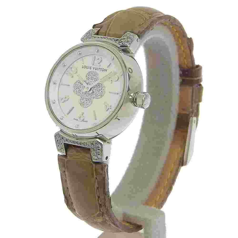 louis vuitton Tambour Forever Diamond Q121P watch women TO166814