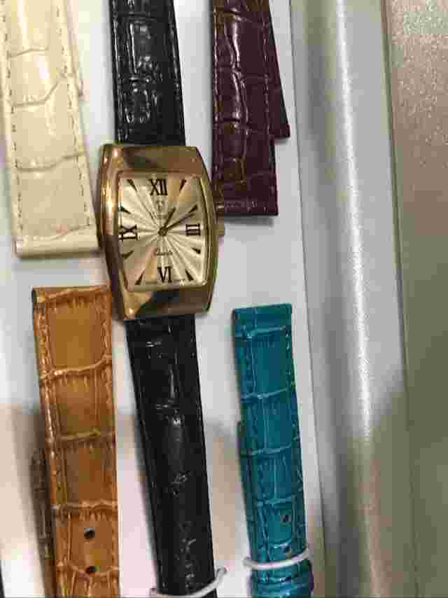 Vintage Vicence Ladies 14kt Gold Milor Watch Set