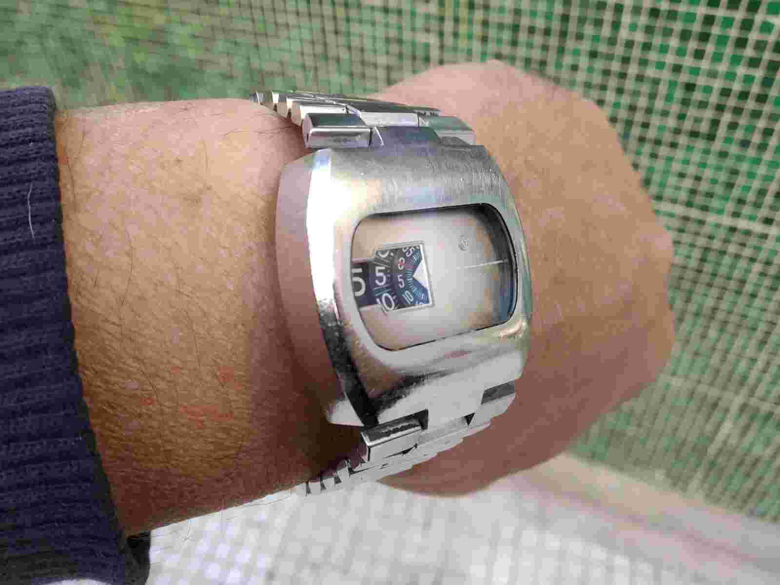 TRESSA SALTOMATIC JUMP HOURS TAXI automatic AS 2702  ALL ORIGINAL CROWN BRACELET