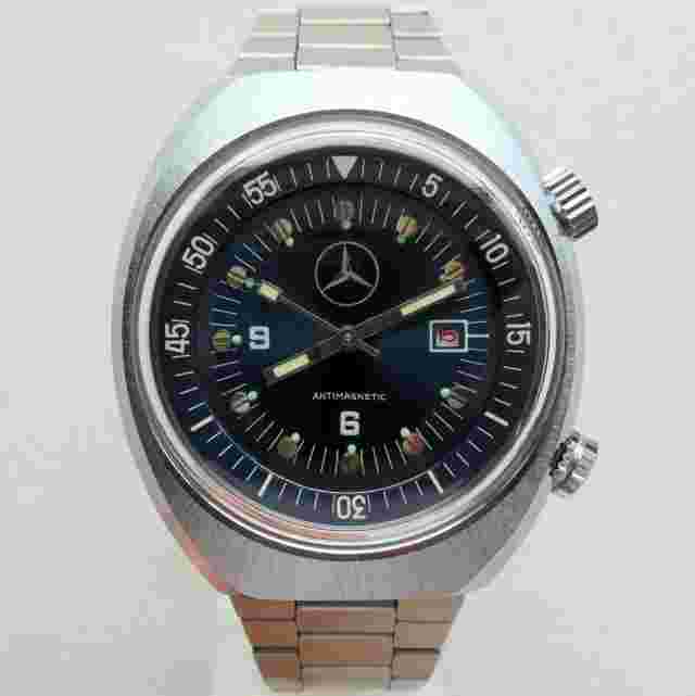 Mercedes Benz Classic Car Accessory U-Boat Diver Mechanical Germany Made Watch