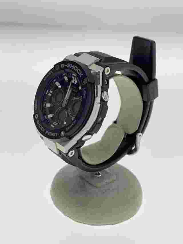 CASIO G-SHOCK Solar Watch Digital- Rubber Black Black SS Men 7154