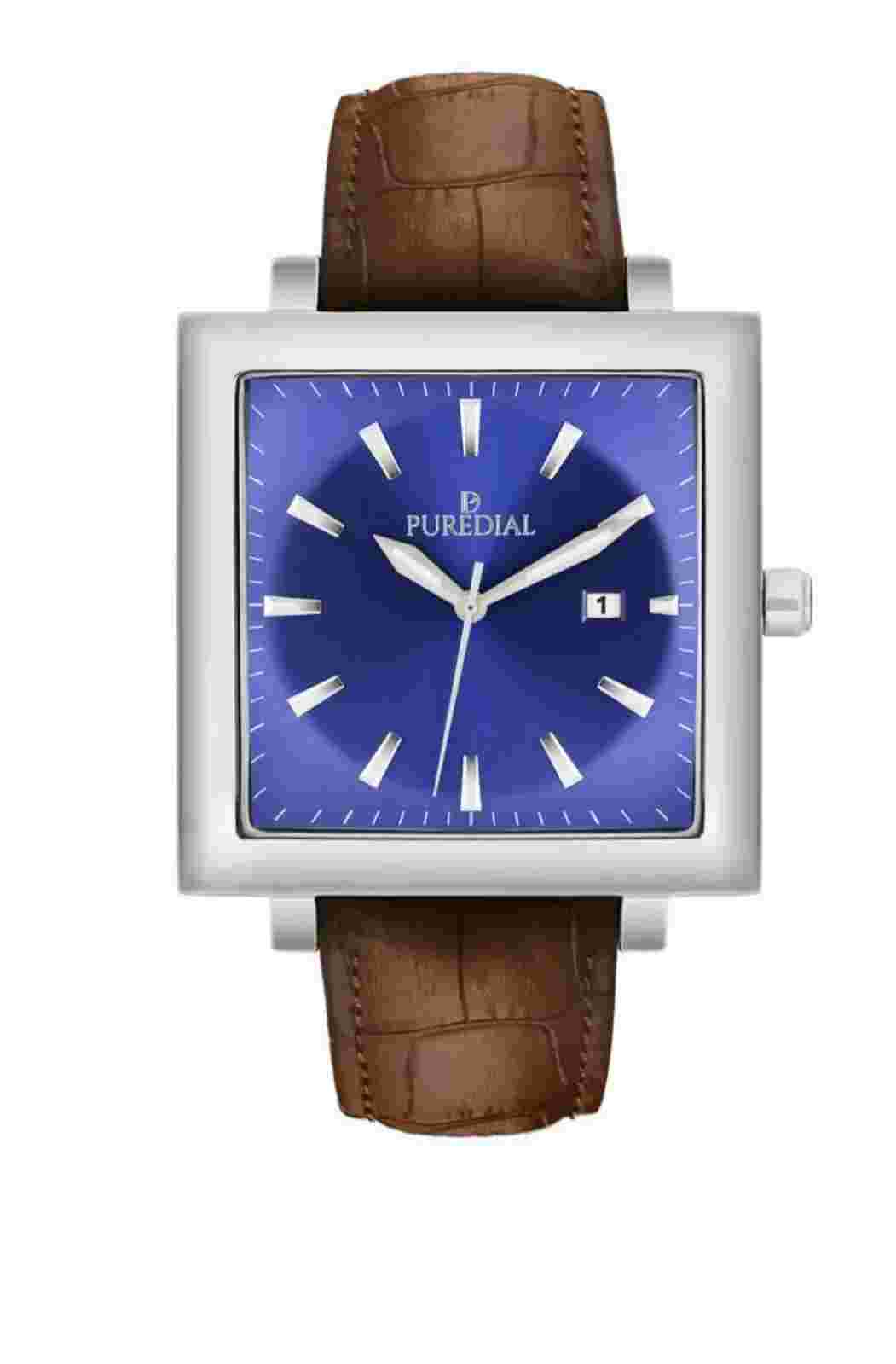 Puredial square legacy blue/silver