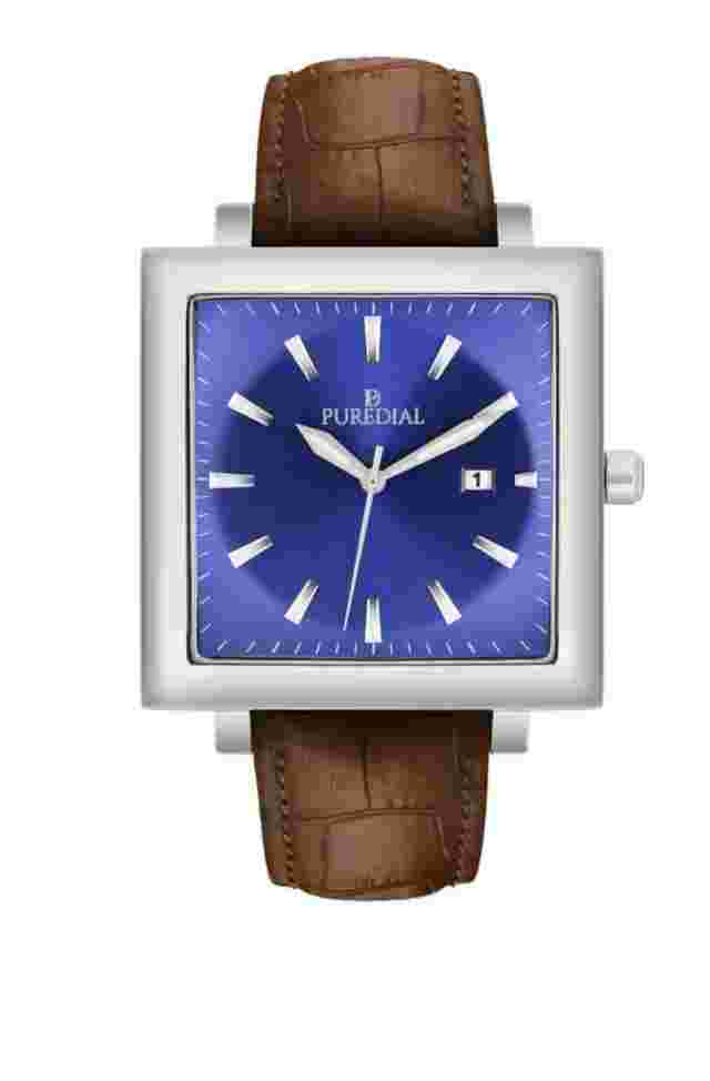 Puredial square legacy blue/silver