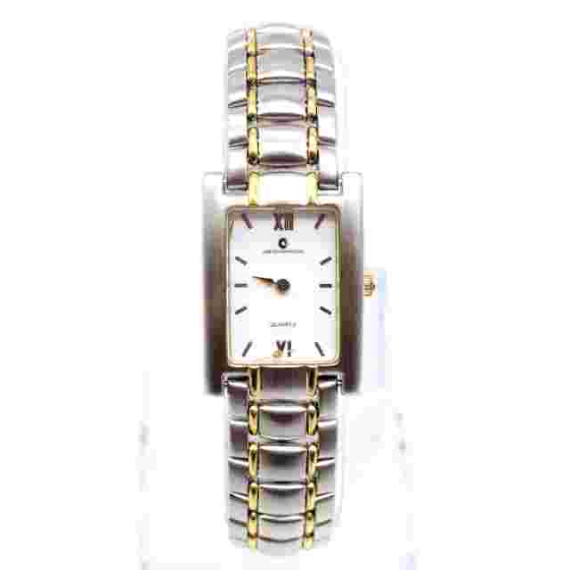 J.B Champion Watch Womens Silver Tone Stainless Steel Quartz Swiss Movement