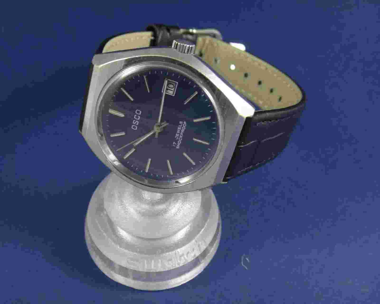 OSCO 17 Jewels Shockproof Mechanical Made in Germany Vintage Classic Watch