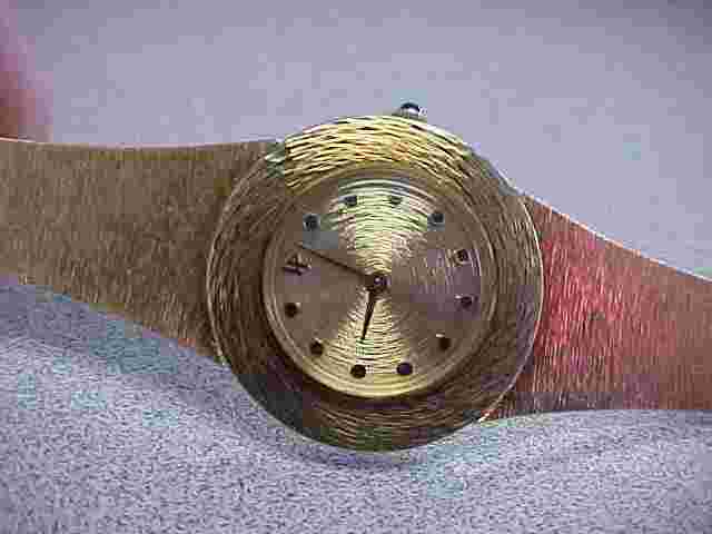Lucien Piccard Art Deco Style 1950s Watch 14k Gold For Man or Woman   Make Offer
