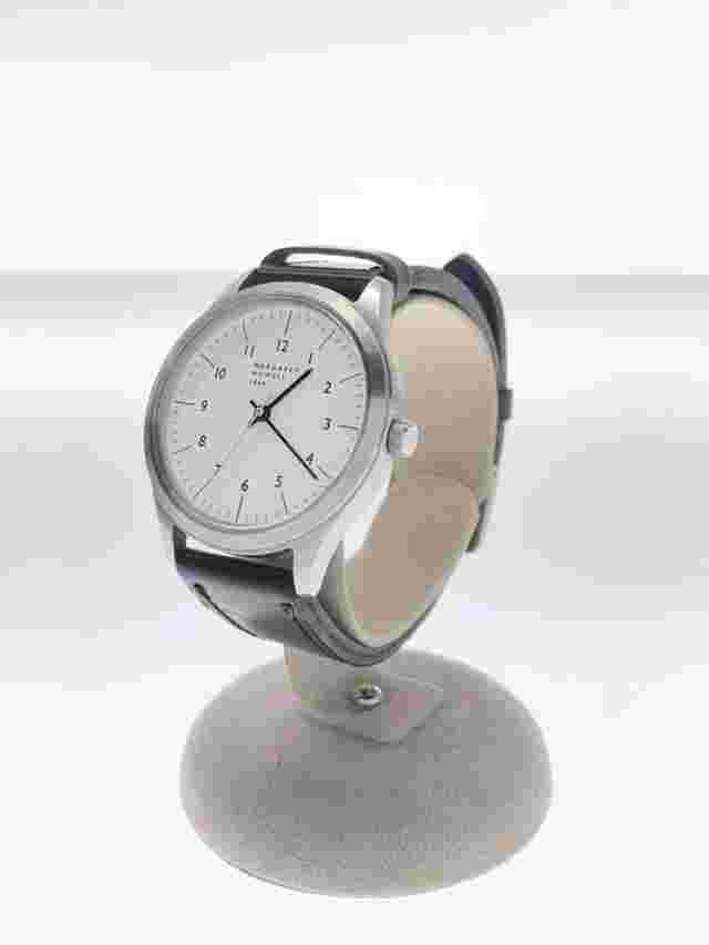 MARGARET HOWELL Analog Watch White Black Near Mint JAPAN