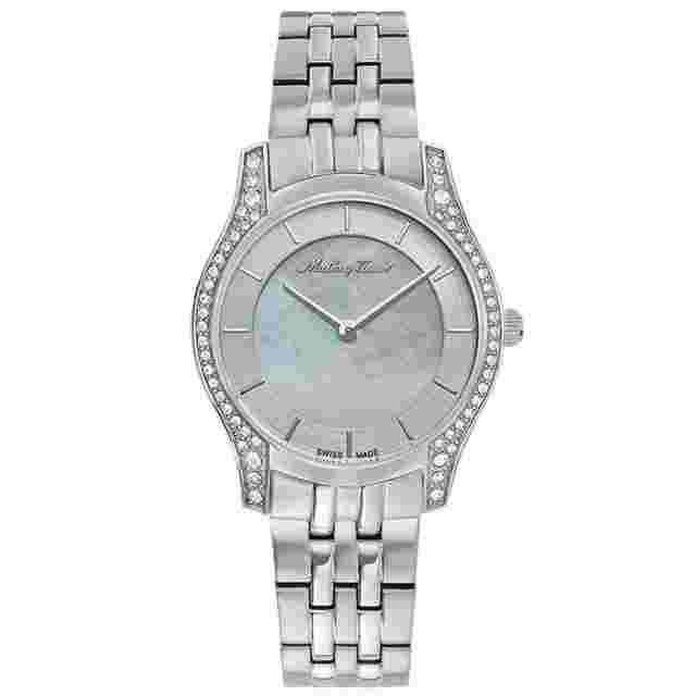 Mathey Tissot Womens Tacy Mother of Pearl Dial Stainless Steel Watch D949AQI