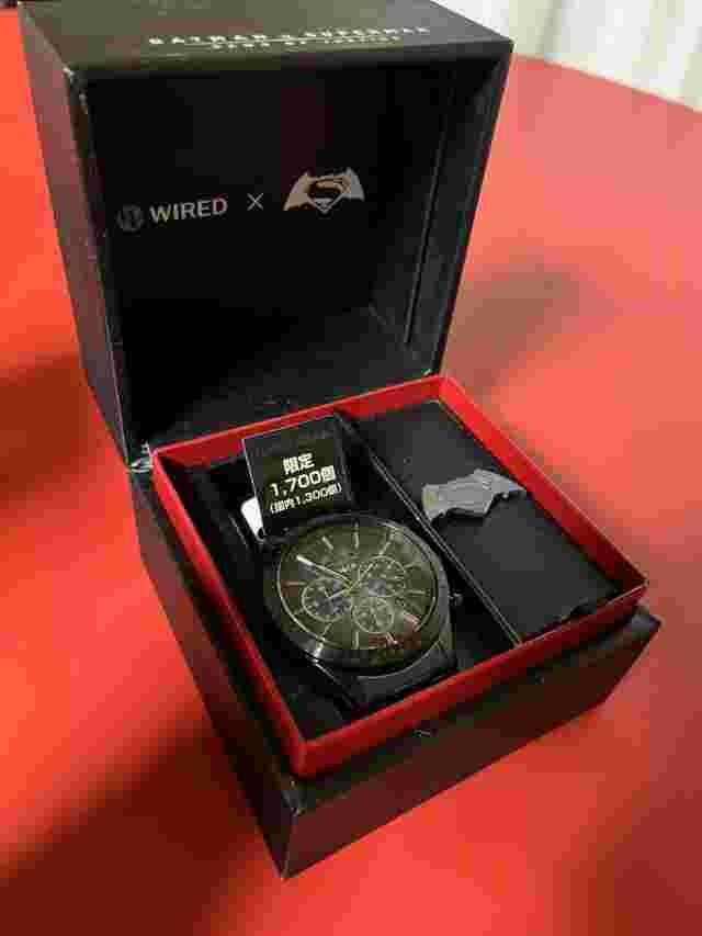 Batman Vs Superman Wired Limited Collaboration Watch Accessories Complete
