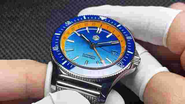 San Martin Original GMT Dive Watches NH34 Stainless Steel Automatic Sports watch