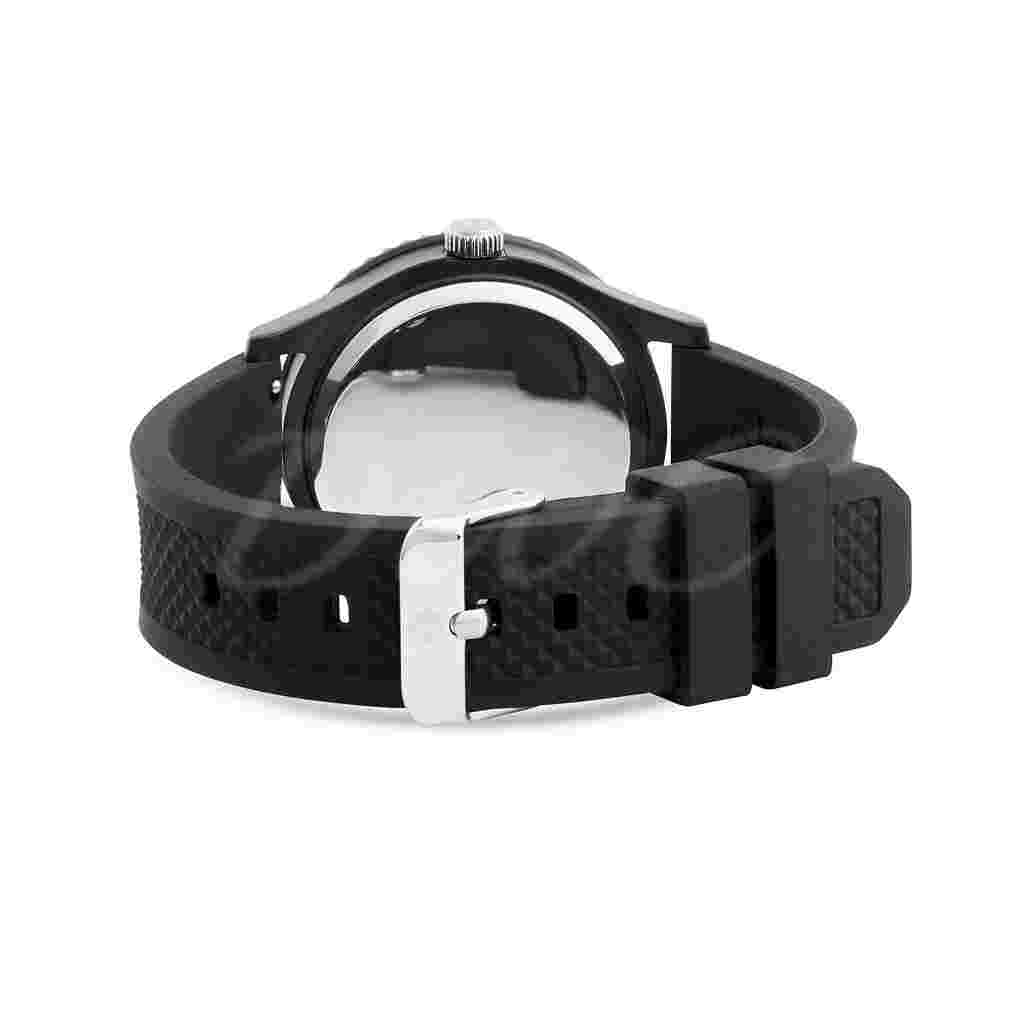 Speidel Black Sport Watch stainless steel back Silicone Strap Japan Japan Quartz