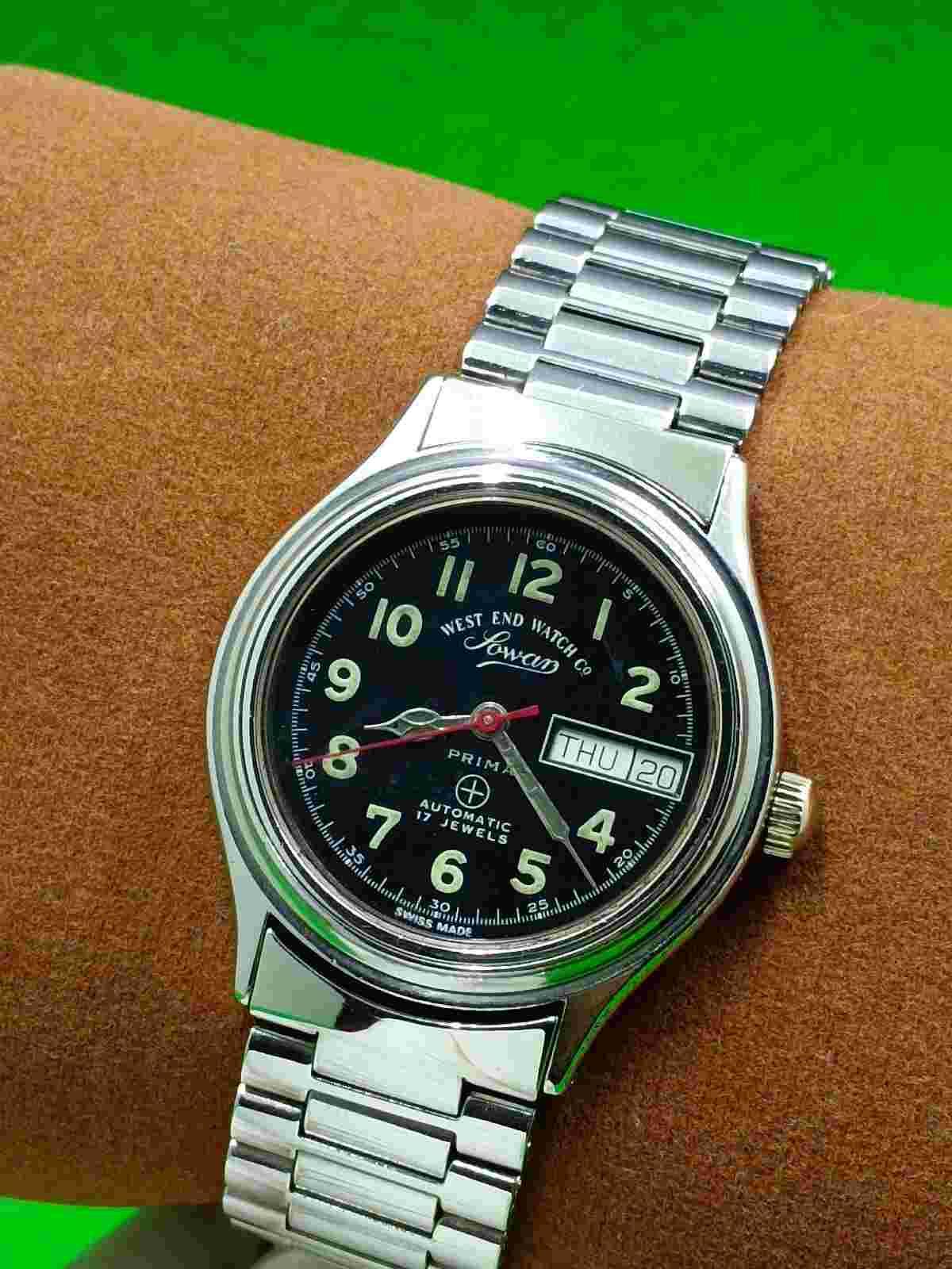 West End Co Watch 17 Jewels Automatic Day / Date Indicator