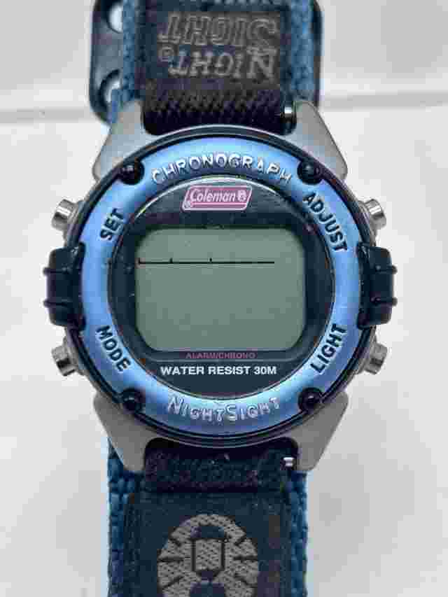 Coleman Night Sight Water Resistant 30m Men's Watch Chronograph ** Needs Battery