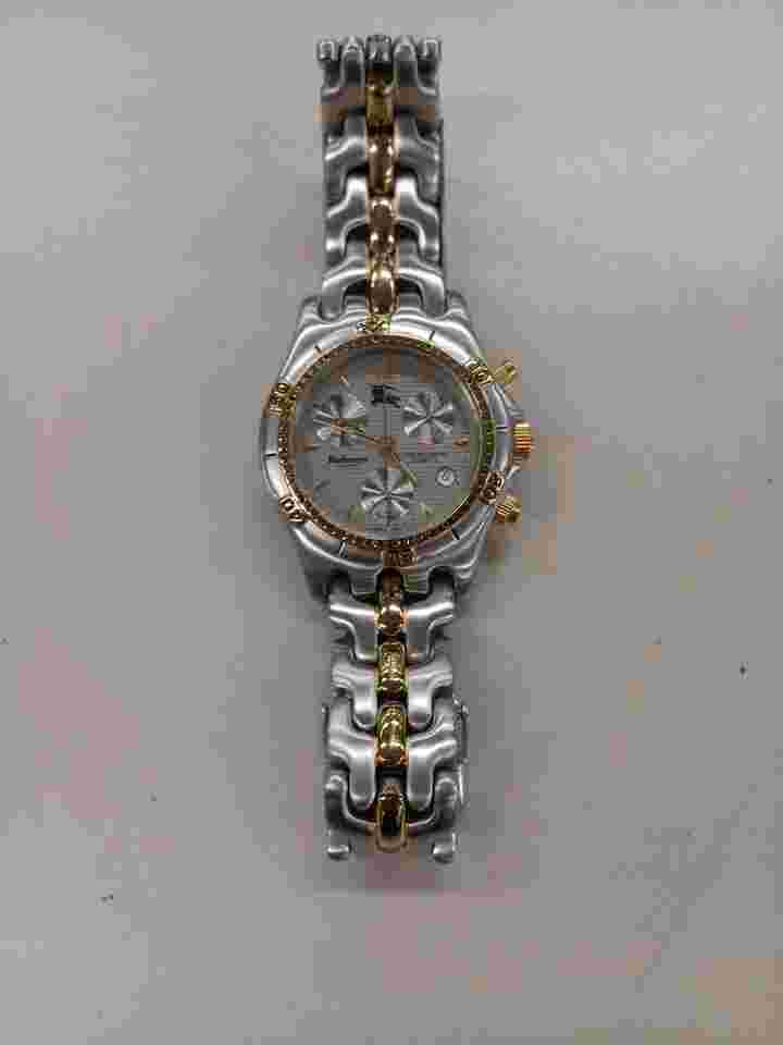 Burberrys 9100G Quartz Chronograph Watch, 17cm Size, Box Included, Used