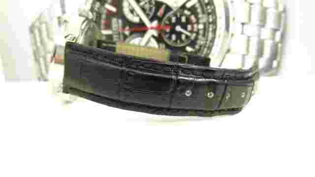 XOXO XO3347 Black Leather Band Silver Tone Crystals Women's Watch