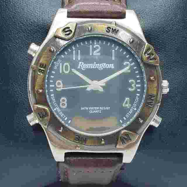 Remington 40mm WR 3ATM Unidirectional Bezel Men's Watch 58g