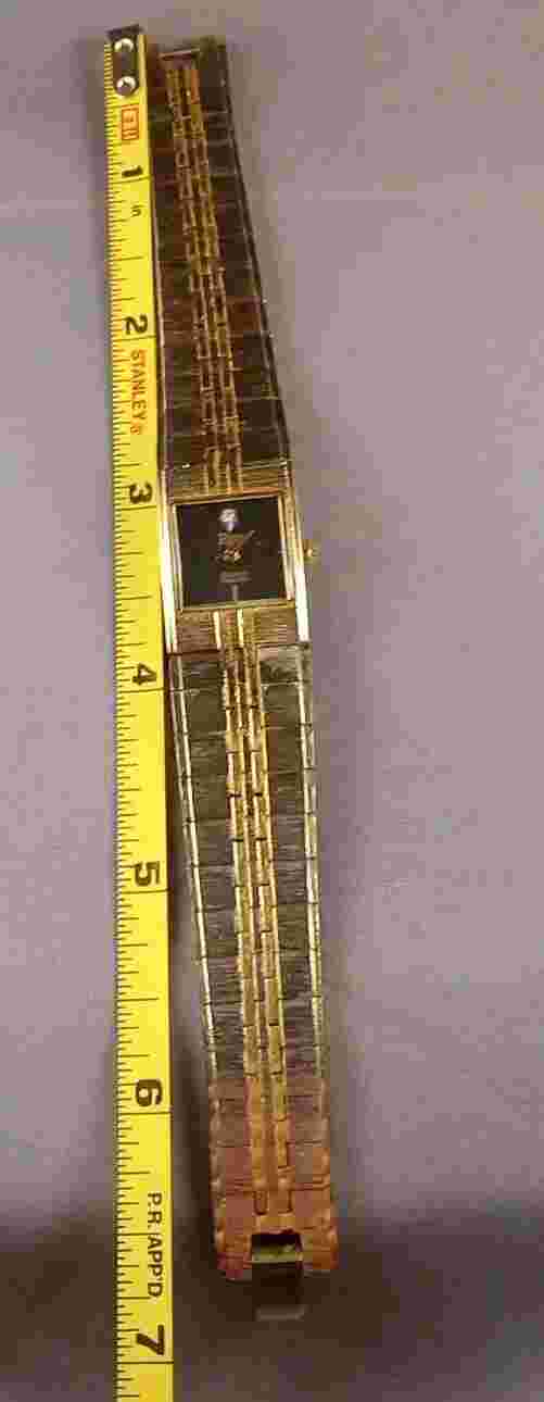 Risa Quartz Diamond Watch Quintel V-121 AL 718 Japan MOVT Watch(works)