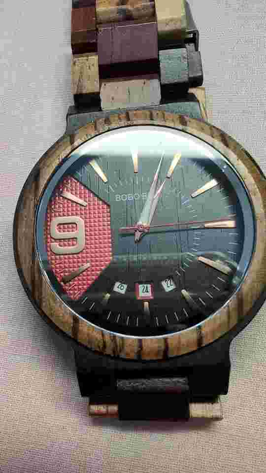 BOBO BIRD All Wooden Quartz Analog Men's Watch New Battery