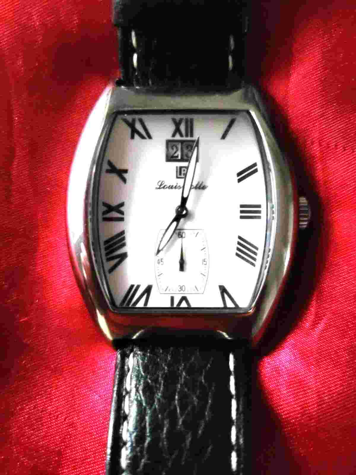 ⚡️RARE Louis Bolle 49037 'Agent' Automatic Tonneau Men's Watch