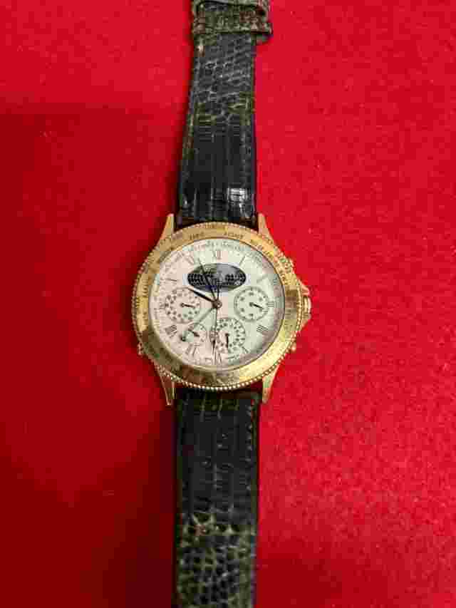 Noblia Perpetual World Timer Watch Original Band FREE Shipping RARE