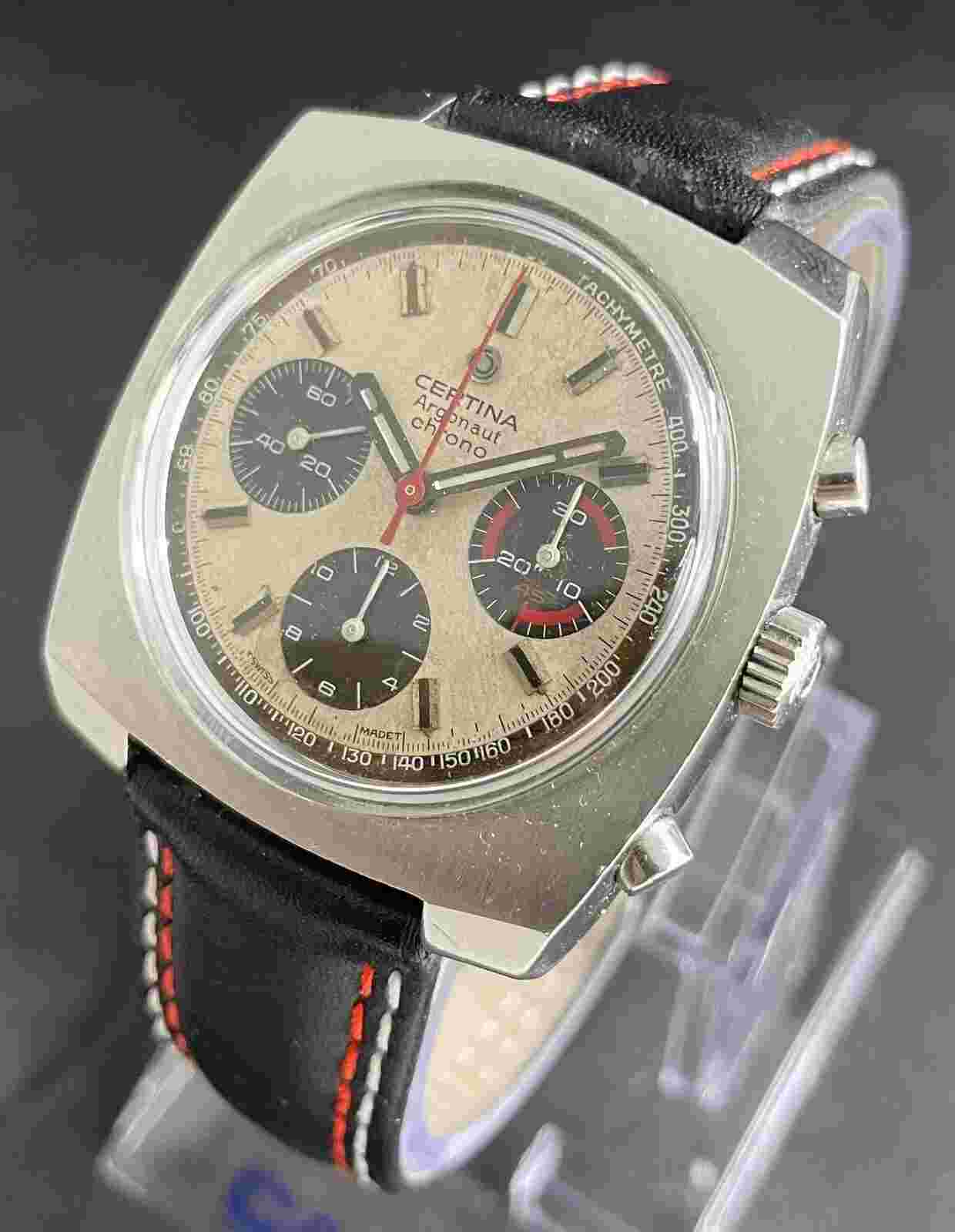 Vintage watch CERTINA ARGONAUT CHRONOGRAPH 8501 cal.Valjou/6 Jew.17