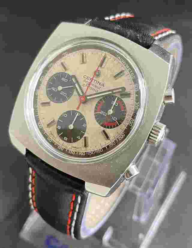 Vintage watch CERTINA ARGONAUT CHRONOGRAPH 8501 cal.Valjou/6 Jew.17