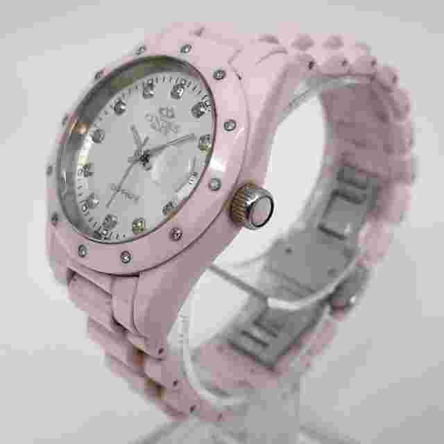 ONISS PARIS ON601-L Genuine Diamonds Sapphire Ceramic MOP Women's Wristwatch