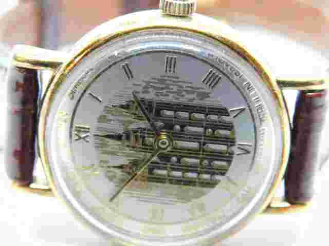 Galaxy Time Int'l Genuine Leather Quartz Analog Women's Watch New Battery