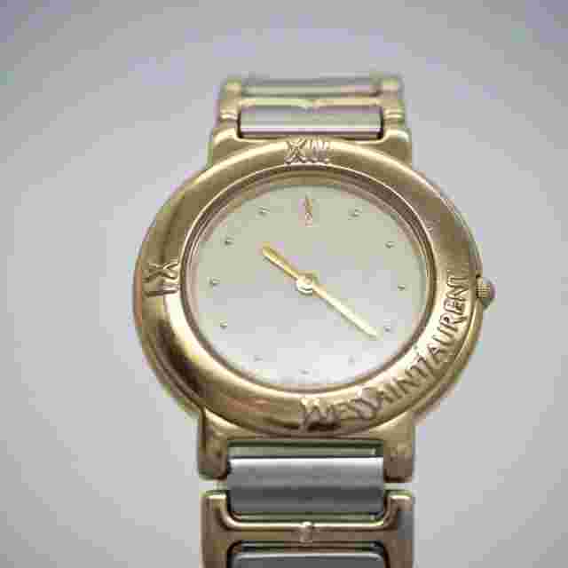 Yves Saint Laurent Gold Men's Women's Watch - Genuine, Brand