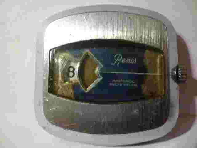 Vintage Renis Jump Hour Wristwatch As Is Condition To Restore 38mm Swiss
