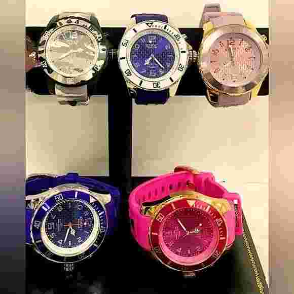 Lot of 5 Kyboe Men's/Women's (Unisex) Giant 40 10atm Mariner Watches Multicolor