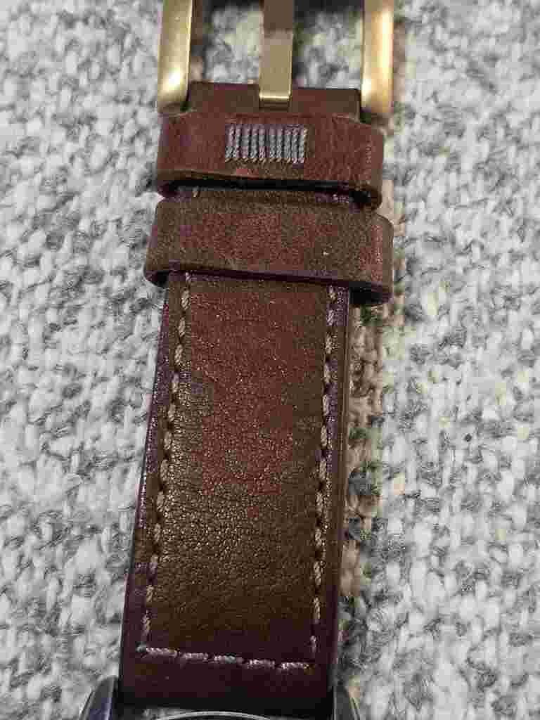 FRYE 37FR-00009-04 Men's Graham Stainless Steel Brown Leather Strap Watch