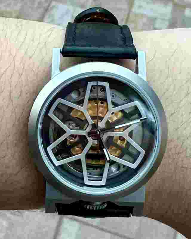 Custom Watch/Miyota 90S5 Mod - Snowflake "Skeleton"