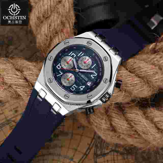 Men's Quartz Watch - Waterproof Chronograph Wristwatch LK671026562676
